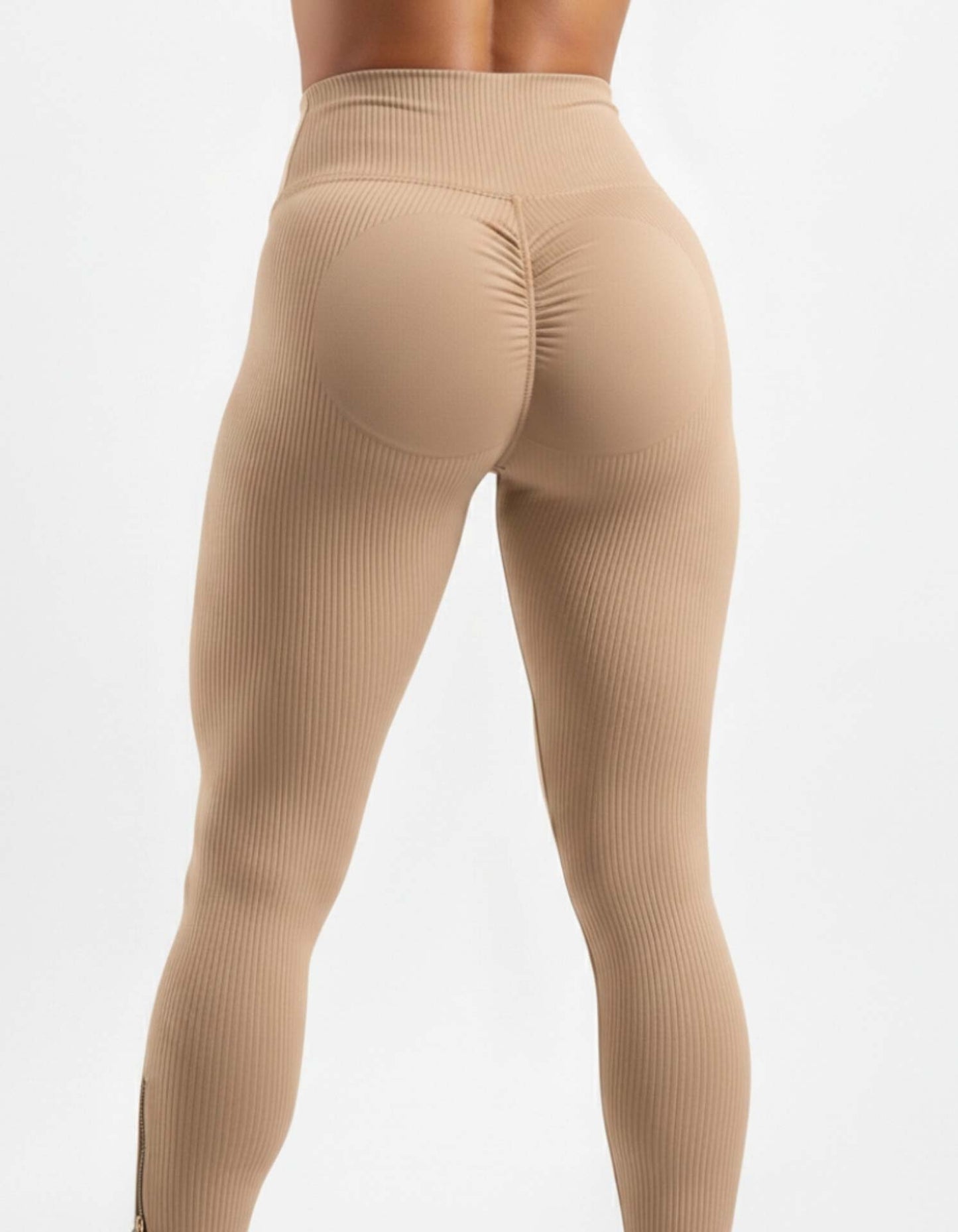 Zip Curve Leggings - Push-up