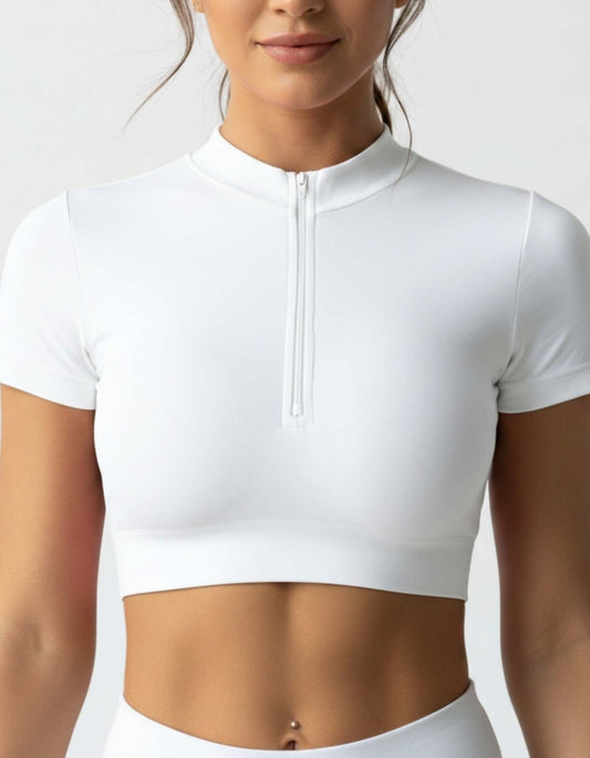 Crop Top Zip Flex