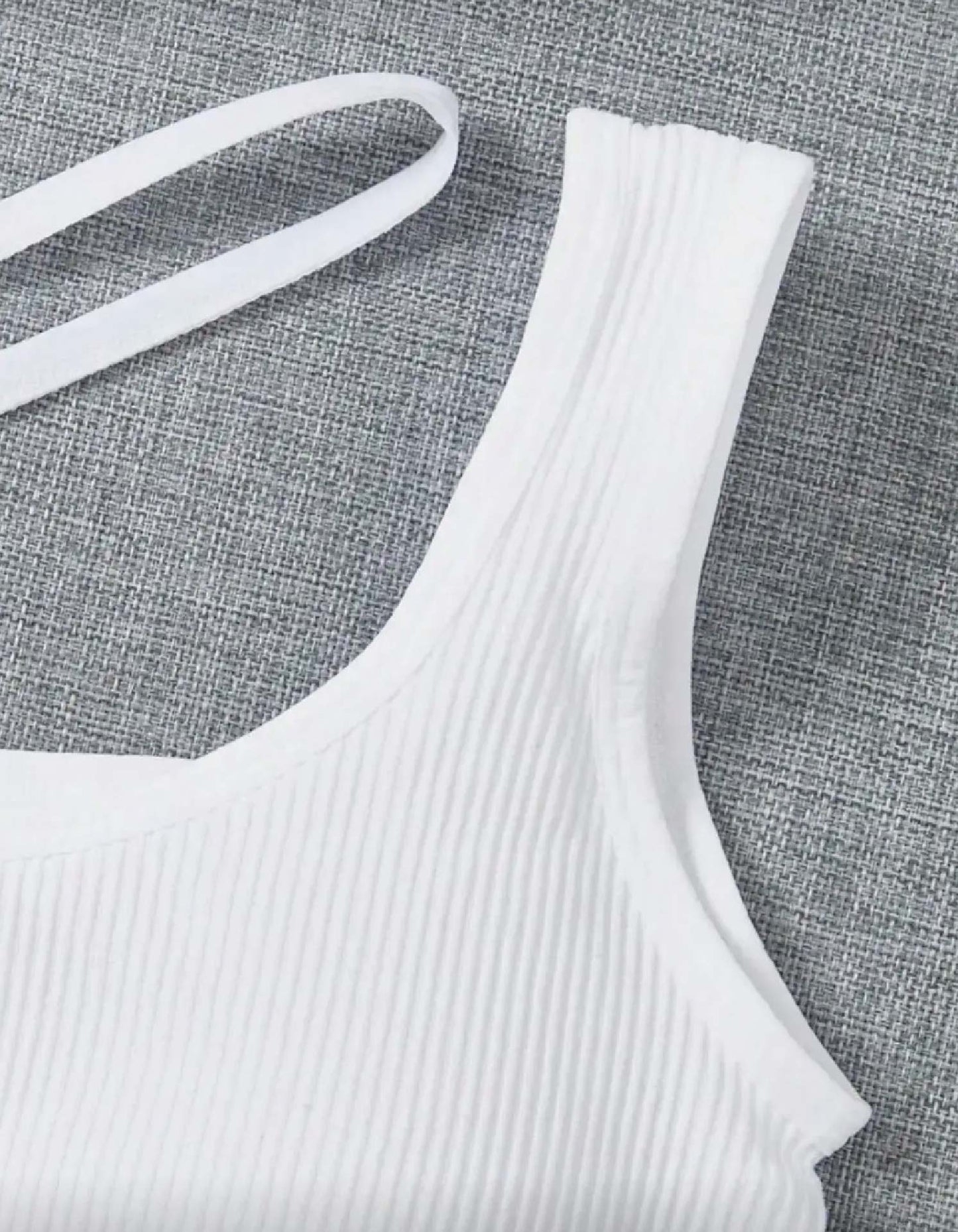 Top One Shoulder Ribbed