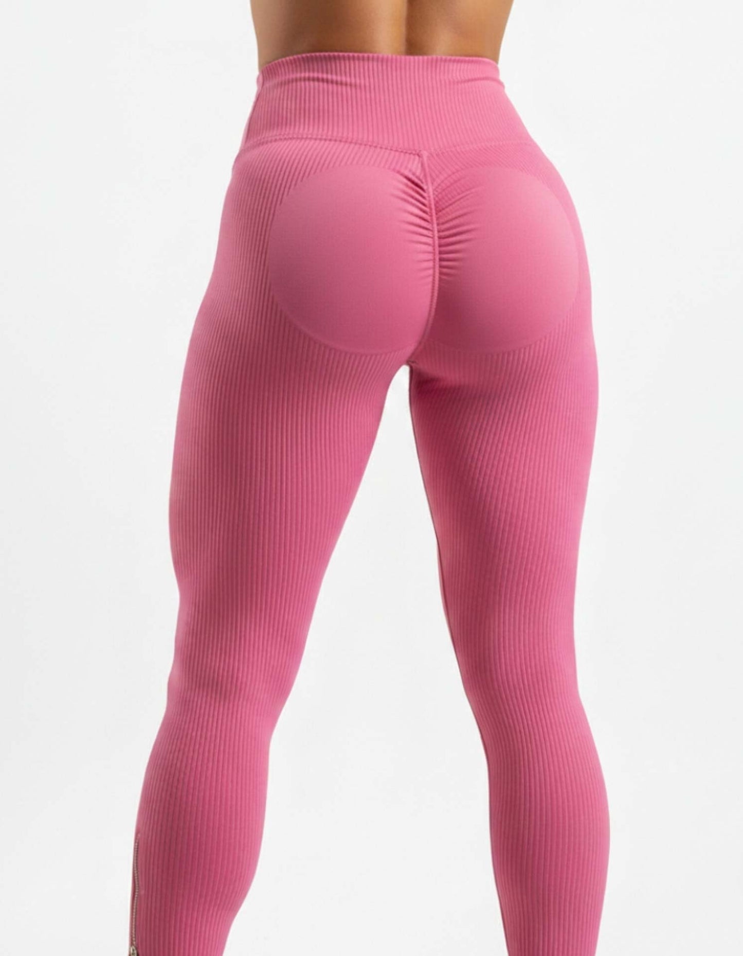 Zip Curve Leggings - Push-up